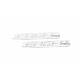 Challenger Grille Emblem Overlay Decal - 08-14 Challenger - (Color: Silver-Gray Metallic)