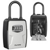 Puroma Large Key Lockbox with Hook, Resettable Combination Code Lock