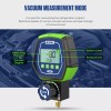 Mrcartool Refrigeration Digital Manifold Gauge HVAC System Leak Meter Pressure