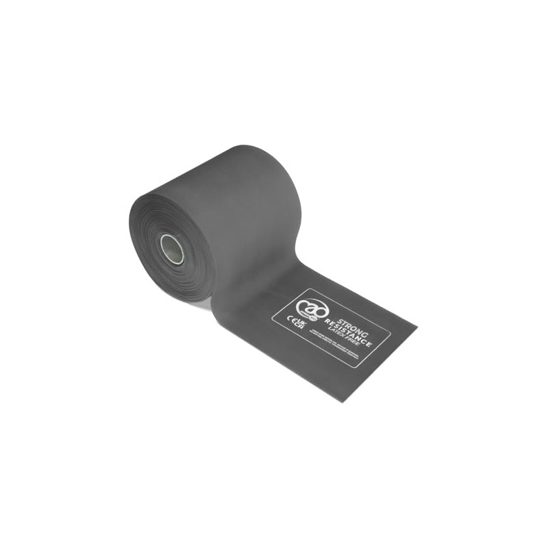 Fitness Mad Latex-Free Exercise Resistance Band Roll | 15m Long