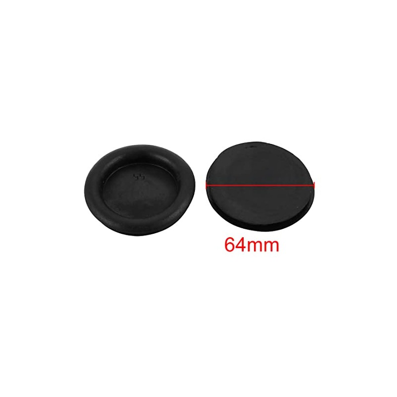 sourcingmap 2Pcs 55mm Drill Hole Diameter Electrical Rubber Wire Protection