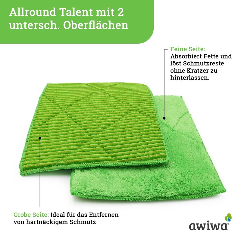 awiwa Pre-cleaning cloths and universal kitchen towels made of bamboo