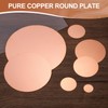 MECCANIXITY 10 Pcs Round Copper Plate, 20mm (0.79") Dia Pure