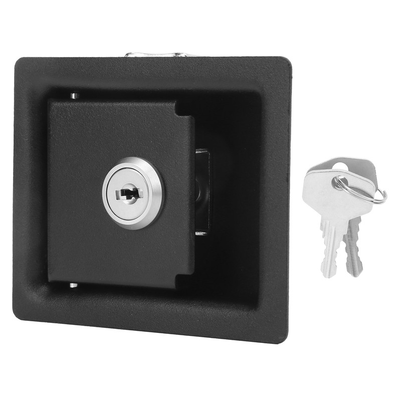 RV Door Lock with 2‑Key Universal for Motorhomes Power Distribution