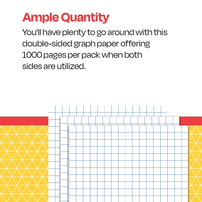 School Smart Graph Papers - 8-1/2 x 11 , 1/4