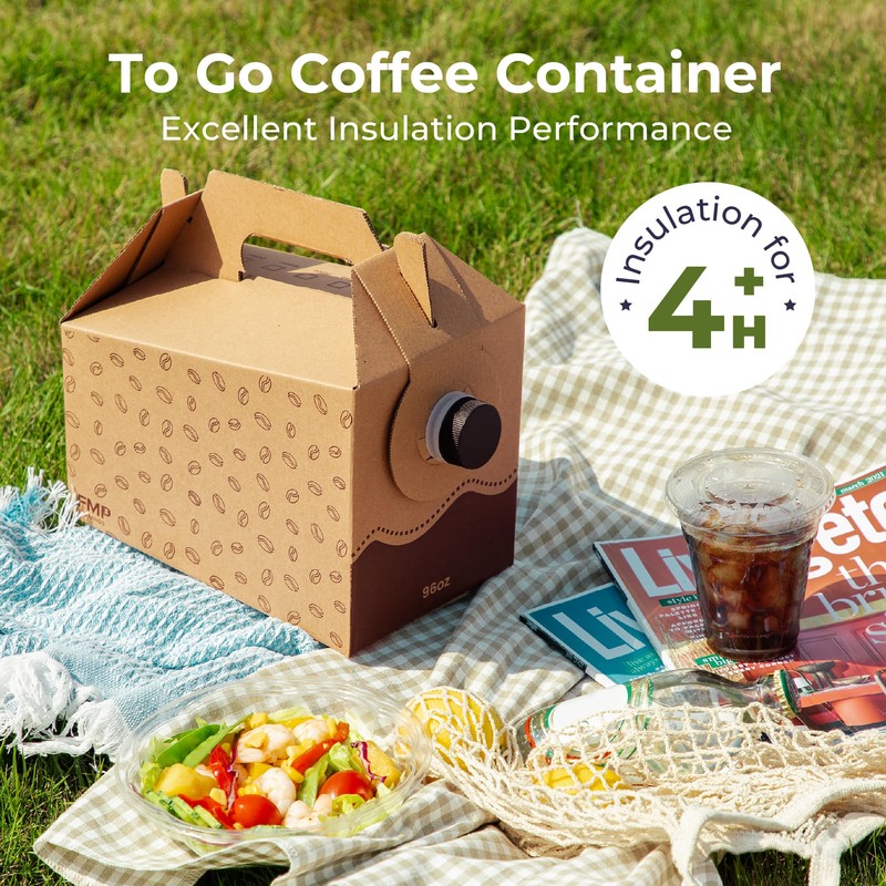Fit Meal Prep 8 Pack 96 oz Disposable Coffee Dispensers