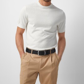 JasGood Automatic Belt Men's Nylon 3.5 cm Ratchet Belt Men's Work Belt Elastic Ratchet Belt with Automatic Buckle, black