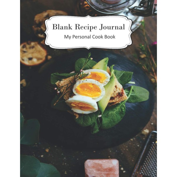 Blank Recipe Journal: My Personal Cook Book | Kitchen Recipe,