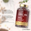 Antarctic Krill Oil Capsules 2000mg | 120 Softgels | High