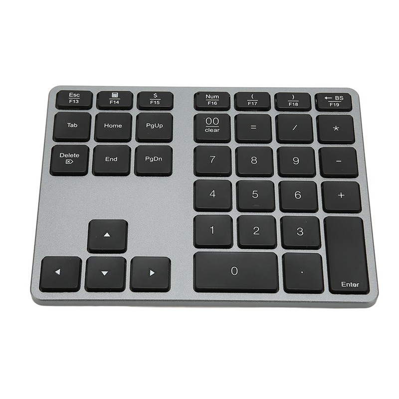 Wireless Number Pad 35 Keys Scissor Switch BT5.0 Aluminium Alloy