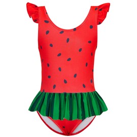Vieille Toddler Bathing Suit Girls 3T 4T Girl Watermelon Swimsuit One Piece Swimwear Beachwear