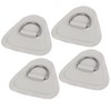 A ABSOPRO Kayak D Ring Patch Triangle PVC Stainless Steel