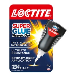 Loctite Super Glue Power Flex Control, Flexible Super Glue Gel, Superglue with Non-Drip Formula for Vertical Applications, Clear Glue with Precise Nozzle, 1x3 g