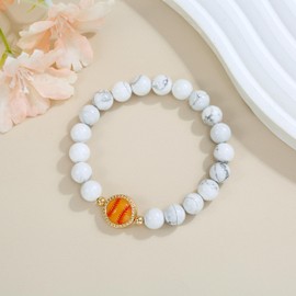 FYXYZ Softball Bracelet Softball Gift for Women Coach Mom Team Charm Beaded Bracelet Sport Accessories Stuff Birthday Christmas Jewelry Gifts