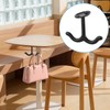 Tolare 20 Pcs Under Shelf Hooks, Zinc Alloy Double Prong