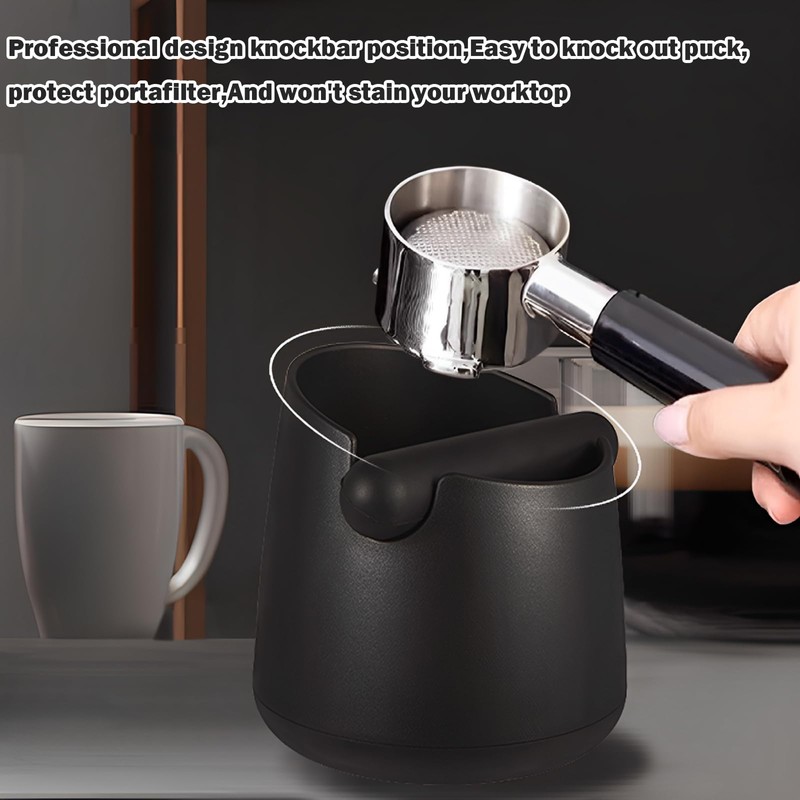 Coffee Knock Box, Coffee Grounds Knock Box with 2 pcs