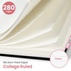 Taja Spiral Notebooks for Work 5 Subject Notebook with Removable
