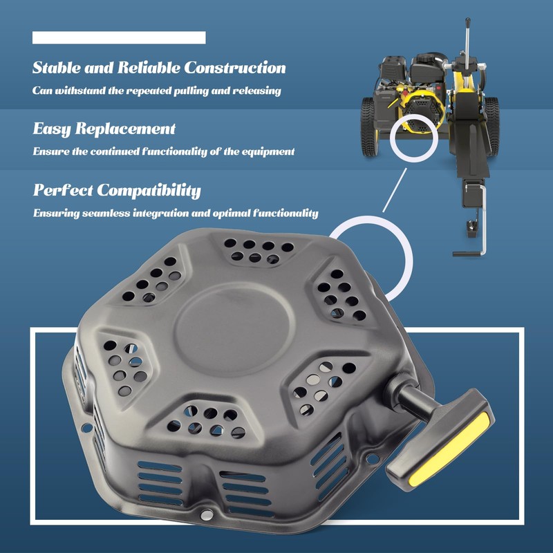 Esttlamer 100715836-0001 Recoil Starter Assembly Compatible with Champion Portable Generator