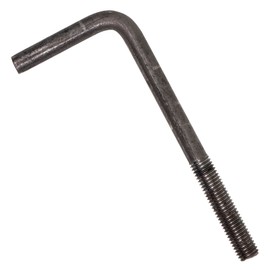 5/8"-11 x 8" L-Bolt Concrete Anchor Bolt - Plain Finish by Conquest Fasteners
