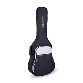 Crossrock 4/4 Classical Guitar Bag with 10mm Padded Backpack Straps, Silk Grey (CRSG106CSG)