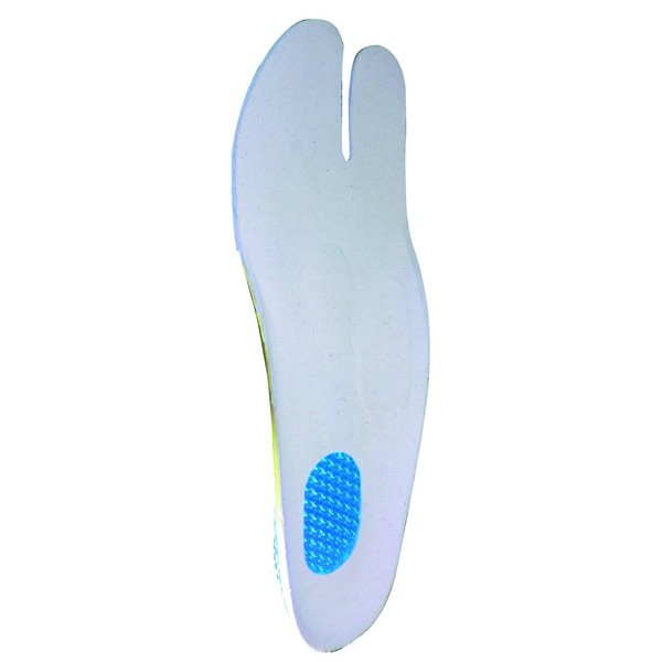 KeWorks Festival Tabi Insole (Gel Specification) Greatly Reduces Fatigue and Pain! Relieves Strain on Feet! Can be worn on all underground tabi bags. - white