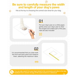 Winter Dog Boots & Paw Protectors: Outdoor Anti-Slip Dog Snow Shoes, Dog Booties Provide Warmth to Dogs Paws from Ice and Snow, Rubber Sole PU Leather Faux Fleece-Lined, Light Brown Dog Shoes Size 6