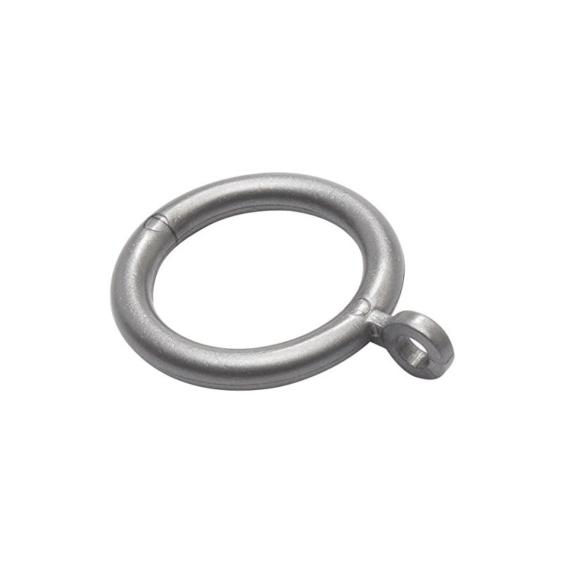 Merriway BH03181 (8 Pcs) Plastic Curtain Drapery Pole Rod Rings