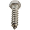 Hillman 832062 3/8 x 1-1/2-Inch Stainless Steel Hex Lag Screws,