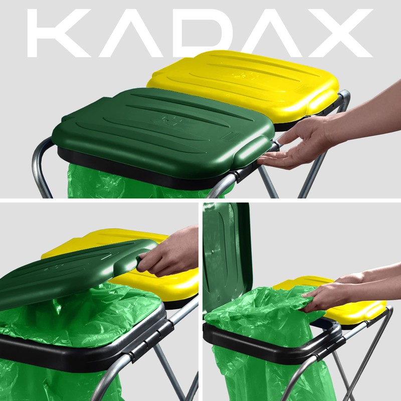 KADAX Double Bin Bag Holder, Bin Bag Stand in 5