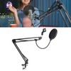 Boom Arm Microphone Adjustable Suspension Boom Rotatable Scissor Microphone Arm
