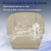 NLQR Front Driver Bottom Replacement Seat Cover Ivory Microfiber Leather