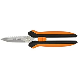 Fiskars Multi Purpose Secateurs 8.1" Length Stainless Steel Blades/Plastic Handles Black/Orange Solid SP-320 1063328
