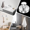 ELIUNG Shower Suction Hooks, 2 Pack Removable Bathroom Suction Hooks,