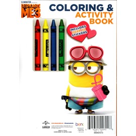 Despicable Me 3 - Coloring & Activity Book over 30 Stickers Included