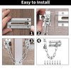 Door Chain,2PCS Door Chain Lock,Heavy Duty Safety Chain Door Lock