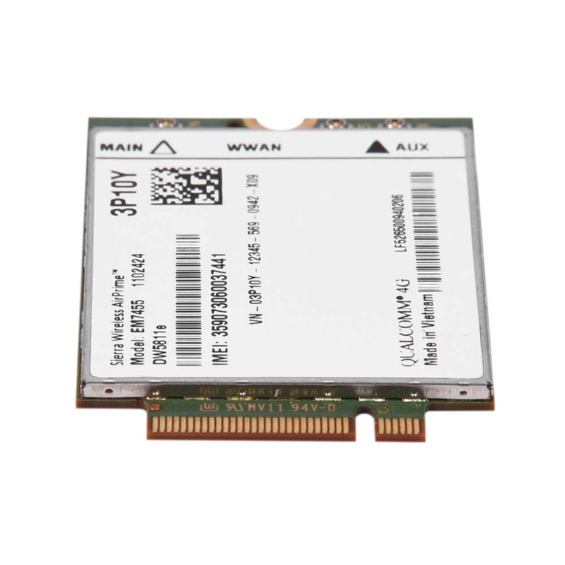 Wireless 4G LTE Module Network Card, Professional Replacement Wireless EM7455