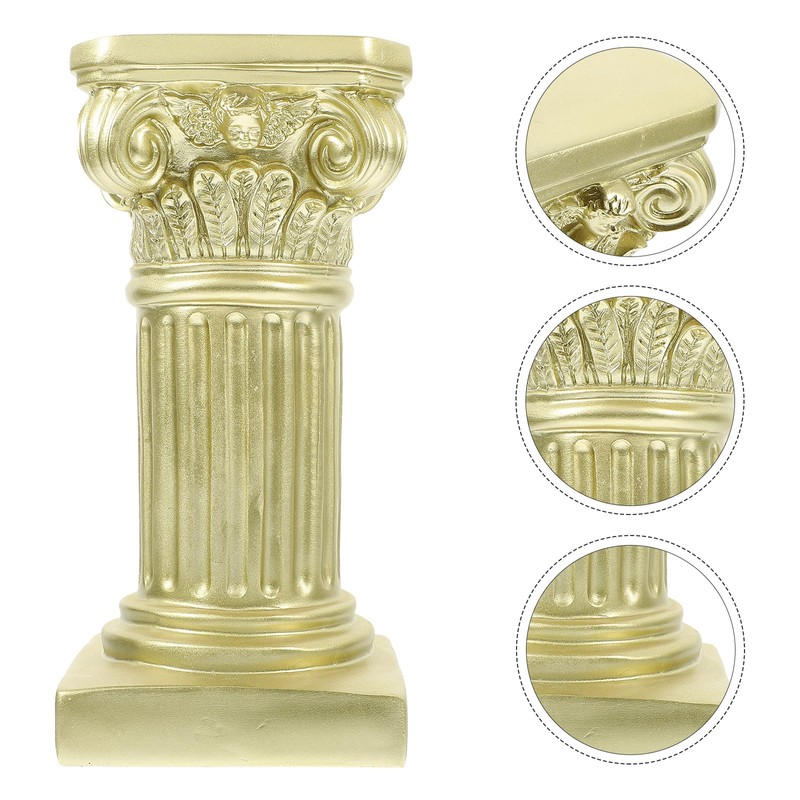 Roman Pillar Greek Column Statue Greek Column Figurine Sculpture Indoor