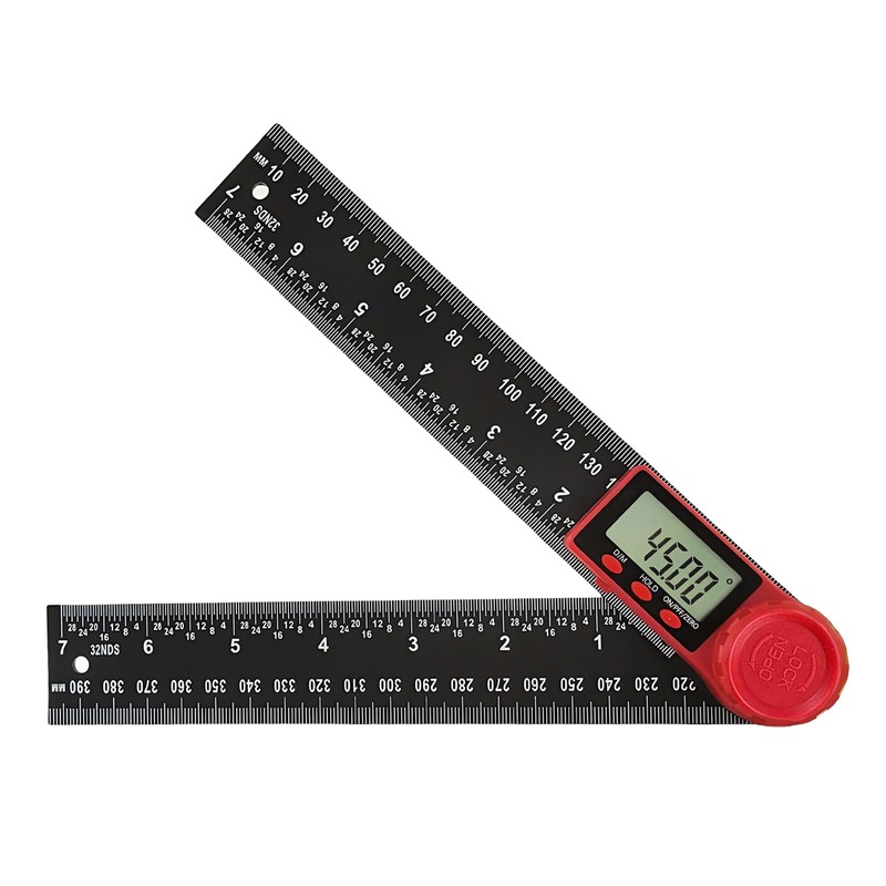 flintronic Digital Protractor, 2-in-1 Digital Protractor with LCD Display, 360°