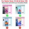HULLIN Bunte Silikon Handyhülle , Passend für Redmi Note 10S