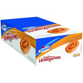 Hostess Jumbo Glazed Honey Buns, 4.75 Ounce, 6 Count (Pack of 6)