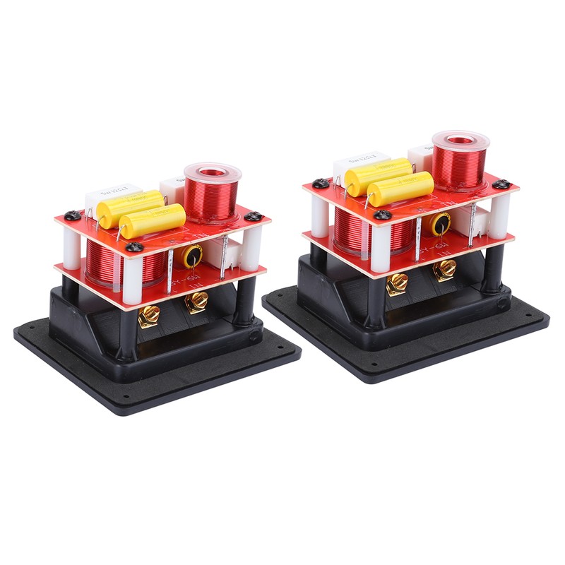 2PCS HIFI Audio Crossover Filters Tweeter Bass 2‑Way Speaker Frequency