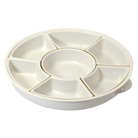Pearl Metal Corporation, Tray, Dish, Container, Rotating, Hors d'oeuvres, Chirashi Sushi, Hand Roll Sushi, Serving, Made in Japan, Kitchen Mate HC-27