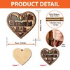 V VIBEPY All Over Printed, Book Lovers Ornaments, Bookshelf Heart