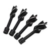 4 Pcs Wood Auger Bit 4 Flute Detachable Hex Shank