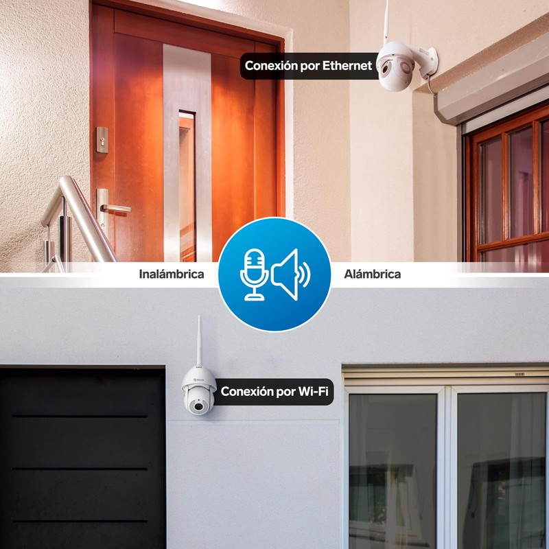 STEREN CCTV-235 Cámara de Seguridad Wi-Fi Full HD 1080p robotizada