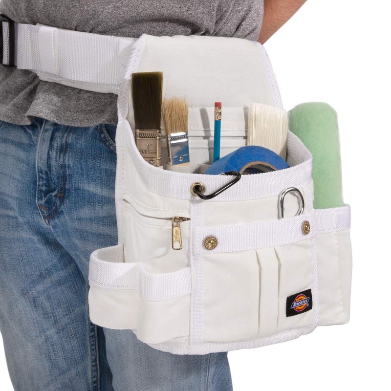 Dickies 8-Pocket Padded Tool Belt/Utility Pouch for Painters, Carpenters, and