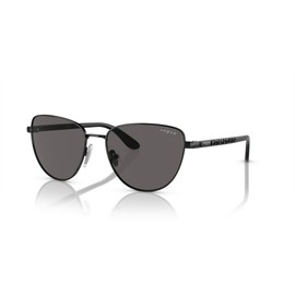 Vogue Eyewear Women's VO4286S Cat Eye Sunglasses, Black/Black Smoke, 56 mm