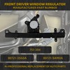 Dasbecan Power Window Regulator w/Motor Front Driver Side Compatible with