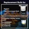 9 Watt Light Bulb compatible with Satco S8365, Kandolite 96500,