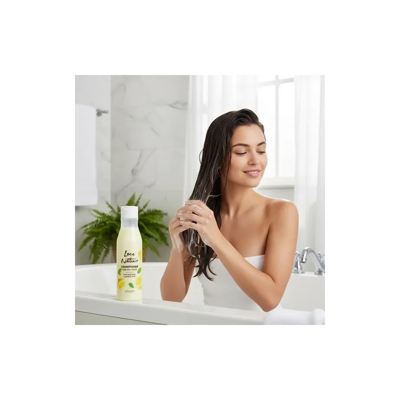 Acondicionador Orgánico Cabello Graso Love Nature Oriflame